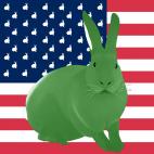 VERT-AMANDE-FLAG LAVANDE FLAG rabbit flag Showroom - Inkjet on plexi, limited editions, numbered and signed. Wildlife painting Art and decoration. Click to select an image, organise your own set, order from the painter on line